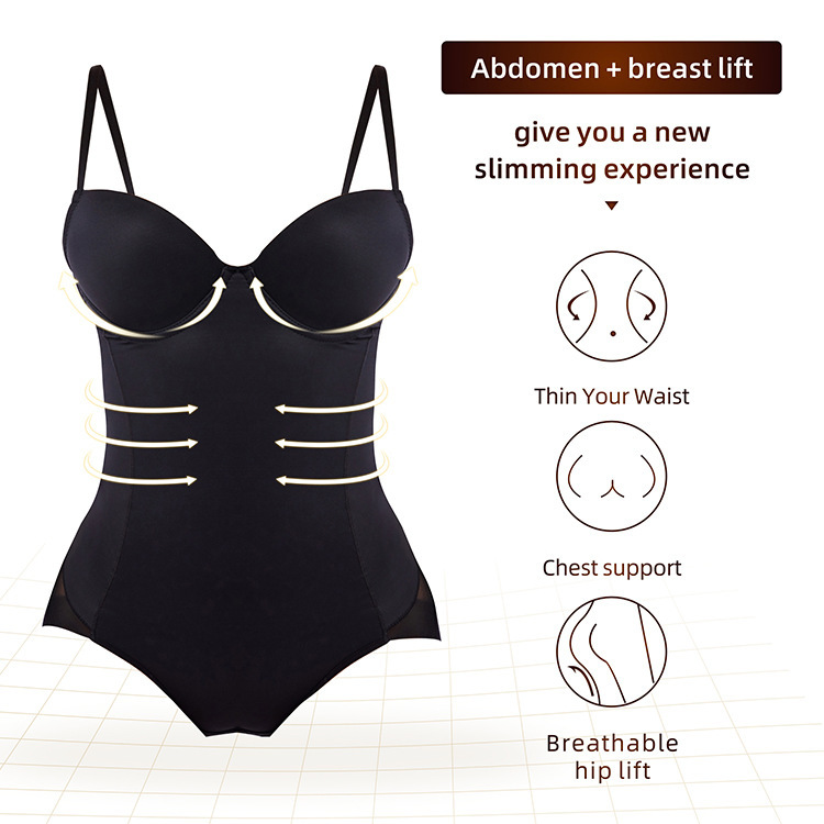 Postpartum Waist Trainer (LJ-19624): side profile showing zones and edge stability