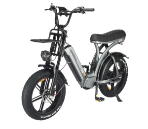 Ruihe Q8 bicicleta de montaña eléctrica de 20 pulgadas para mujeres Fat Tire con motor de 250W integrado 48V batería oculta diseño amigable para mujeres - Product Image 6