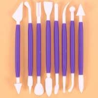 8 Pièces Outils de Décoration de Gâteaux en Plastique Moderne, Stylo de Gravure DIY, Outils de Pâtisserie pour la Décoration de Gâteaux