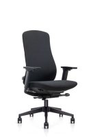 Chaise de bureau ergonomique moderne à dossier haut BIFMA avec accoudoirs 3D, siège inclinable à 4 verrous, glissière robuste pour bureaux à domicile et de direction