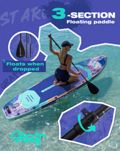 Wholesale Cheap Inflatable Sup Stand up Paddle Board Sup With Drop Stitch11'6"x35"x6'' SC13/9 ROSE Design Adds a Vibrant - Product Image 5