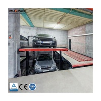 Pont élévateur hydraulique pour 2 voitures, pour garage souterrain