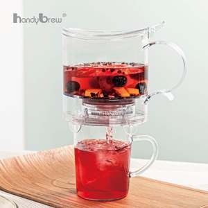 Nuevo Infusor de Té Portátil Transparente y Compacto de Tritán con Capacidad de 440 ml para Viajes y Campamentos al Aire Libre - Product Image 5