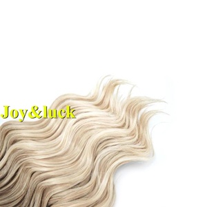 Prix d'usine Cheveux synthétiques à haute température pour tressage au crochet, Ondes profondes lâches, Ondes d'eau, Extensions de cheveux Ombré marron Anna Curl - Product Image 3