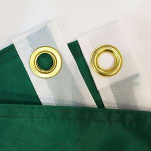 ธงสามเหลี่ยมสองด้านขนาด 3*5 ฟุต สำหรับวันเซนต์แพทริก ลายใบโคลเวอร์ ทำจากผ้าสักหลาด พิมพ์ด้วยเทคนิคดิจิทัล เหมาะสำหรับตกแต่งสนามหญ้ากลางแจ้ง - Product Image 6