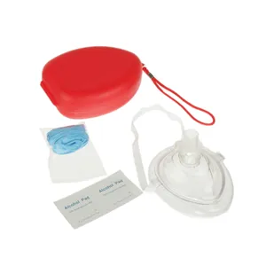 <span class=keywords><strong>Masque</strong></span> de poche pour la formation en RCP, ajustement confortable, pour adultes et nourrissons, pour une utilisation professionnelle, avec étiquette personnalisée. - Product Image 2