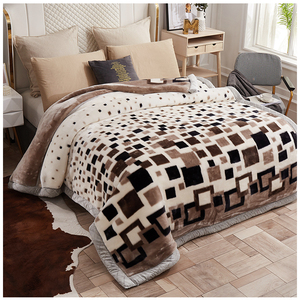 Luxury <b>Comfortable</b> King Size Korean Mink <b>Blankets</b> Wholesale Raschel <b>Blanket</b> - Product Image 2