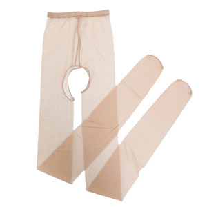 Medias transparentes ultrafinas 0D con entrepierna abierta para mujer, diseño hueco, invisibles, para verano - Product Image 5