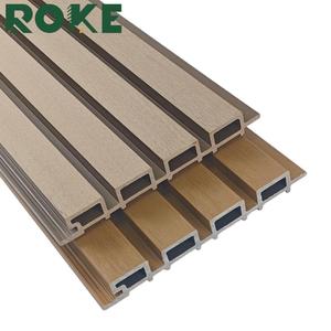 Revêtement mural extérieur imperméable ROKE, panneau décoratif rainuré, panneau mural extérieur décoratif WPC - Product Image 3
