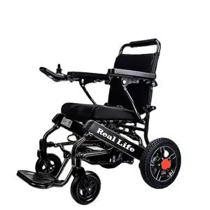 Wholesale Factory Handicapped Electric Wheelchair Portable Elderly Used Foldable Wheelchair Smart Electronic Wheelchair