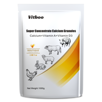 Vitboo Paquet de 1L de concentré de calcium liquide pour volaille et bétail avec logo personnalisé Supplément de calcium avec oligo-éléments