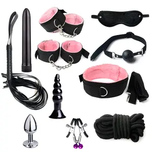 11件高级聚氨酯皮革瑜伽运动套件可调袖口固定束缚套件BDSM成人游戏性用品