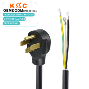 สายไฟเครื่องอบผ้าที่ได้รับการรับรอง ETL ขนาด 30A 40A 50 แอมป์ NEMA 14-50P แบบ 3 สาย 3 ขา ปลายปลั๊กแบบถอดได้ มาตรฐานปลั๊กไฟแบบอเมริกัน - Product Image 3