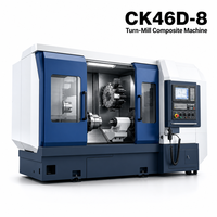 Centre d'usinage CNC CK46D-8 avec tourelle motorisée - Usinage composé à serrage unique, prêt pour la certification CE, qualité export