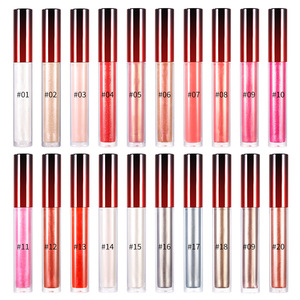 Logo privato lucidalabbra ad alta lucentezza <span class=keywords><strong>volumizzante</strong></span> luccicante rossetto vegano idratante diamante metallizzato brillante Glitter liquido <span class=keywords><strong>lucido</strong></span> - Product Image 3