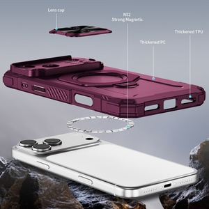 Funda Protectora Magnética Giratoria para iPhone 17 Pro Max, Funda Protectora Resistente a Impactos para iPhone 18, Protección Total, D-059 - Product Image 4