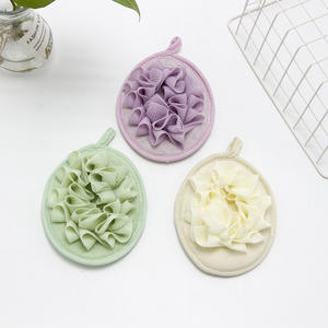 Exfoliant Pe Mesh Bain <span class=keywords><strong>Fleur</strong></span> Essuyer <span class=keywords><strong>Douche</strong></span> Frottement Outil Éponge <span class=keywords><strong>De</strong></span> Bain Doux Bain <span class=keywords><strong>Luffa</strong></span> Serviette - Product Image 1