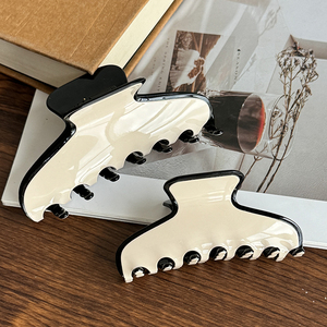 ZiTeng New Style Acetate Claw <strong>Clips</strong> French Style Barrette Hair <strong>Clips</strong> Wholesale Korean Hair Accessories for Women Custom <strong>Clips</strong> - Product Image 4