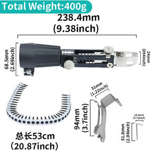 Adaptador industrial automático <span class=keywords><strong>para</strong></span> pistola de clavos en rollo <span class=keywords><strong>para</strong></span> taladro eléctrico, herramienta de instalación de paneles de yeso <span class=keywords><strong>para</strong></span> carpintería, 3 años de garantía, 1 clavo - Product Image 4