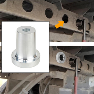 Universal Semi-Truck Tandem Slide Stopper, Cold Rolled Steel Lock Pin Stopper,<b>Trailer</b> Axle Positioning Auxiliary Locking Tool - Product Image 5