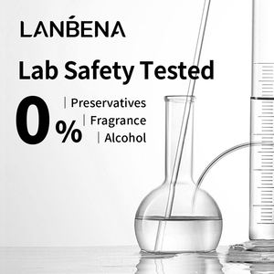 Sérum LANBENA Cosmetics Niacinamide Acetyl Hexapeptide-8 Glazen, flacon en verre, vitamine E, emballage vert, acide hyaluronique, sérum CC - Product Image 6