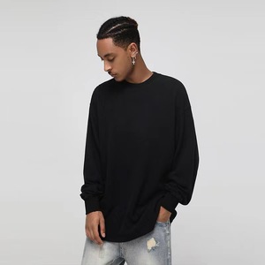 Custom High Quality 100% Cotton Long Sleeve <b>t</b> <b>Shirt</b> for Custom logo Men Tshirt - Product Image 4