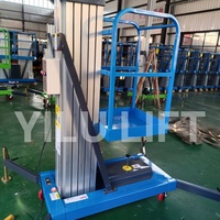 YILU LIFT Promotion Plateforme élévatrice verticale électrique hydraulique en alliage d'aluminium 12m 16m 18m avec table 600x600mm