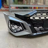 Nouveau pare-chocs avant style RS3, kit carrosserie de remplacement S3 avec feux antibrouillard, calandre noire en nid d'abeille, compatible avec Audi A3 8Y 2020-2024