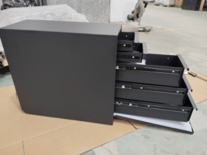 <b>Black</b> Truck <b>Bed</b> <b>Storage</b> Box 8.5x18.8x20.5 Inches Fits Under Tonneau Low Profile Design - Product Image 2
