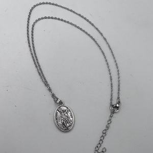 25x16mm Guardiah Angel Italy & <span class=keywords><strong>St</strong></span>. Michael Fashion Pendentif Collier Religieux Bijoux Cadeau - Product Image 4