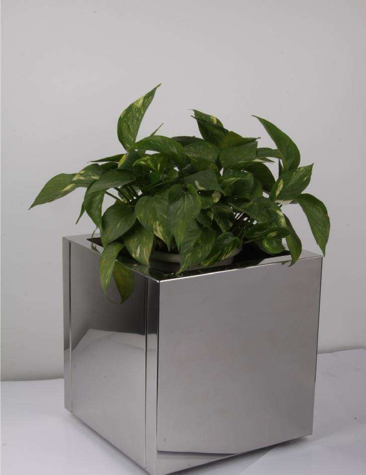 Modular Outdoor Stainless Steel Planter Box Planter Large Flower Pots · image 4