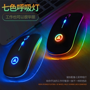 Souris de jeu sans fil rechargeable, clic <span class=keywords><strong>silencieux</strong></span>, rétroéclairage RGB, ergonomique pour ordinateur portable, <span class=keywords><strong>PC</strong></span>, joueur - Product Image 2