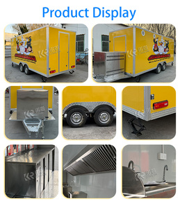 2025 Mobile Foodtruck Fast Food Trailers Fully <b>Equipped</b> Mobile Bbq Food Truck With Full Kitchen for Sale - Product Image 5