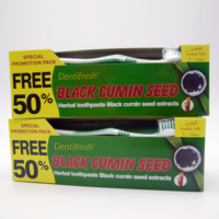Set Brosse à Dents et Dentifrice au Miswak Bio & Extraits de Graines de Cumin Noir, Ingrédients Naturels pour le Blanchiment des Dents