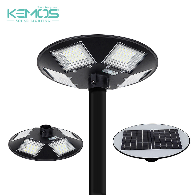 Хорошая производительность все в одном ABS Ip65 водонепроницаемый датчик движения 150 Вт 300 Вт наружная светодиодная Солнечная садовая лампа