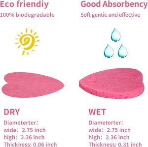 Compressed Professional Makeup Removal <b>Sponge</b> Spa <b>Sponges</b> for Face Cleansing, Massage, Pore Exfoliating, Mask, Makeup Removal - Product Image 2