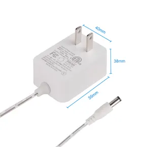 ฝ้าพื้นผิว 12v 1a อะแดปเตอร์กล้องวงจรปิดอะแดปเตอร์ 12 โวลต์ 1amp 12w 1000ma แบตเตอรี่ 1000amp แหล่งจ่ายไฟ