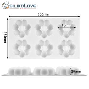 แม่พิมพ์ตกแต่งเค้กซิลิโค<span class=keywords><strong>น</strong></span>ซิลิโค<span class=keywords><strong>น</strong></span>ซิลิโค<span class=keywords><strong>น</strong></span>ซิลิโค<span class=keywords><strong>น</strong></span>แบบไม่ติดแม่พิมพ์เค้กซิลิโคน6ช่องผลิตเค้ก LFGB จากโรงงา<span class=keywords><strong>น</strong></span> silikolove - Product Image 5