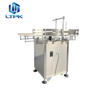 LTPK LT-BFM1000 Automatic Round Rotary Plastic Glass Bottle Unscrambler Glass Bottle Sorting Turntable Feeding Table