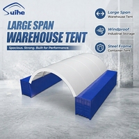 Carpa de Techo con Estructura de Acero Galvanizado y Cubierta de Lona de PVC Impermeable