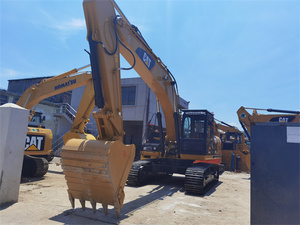 Usato CAT 320C 320CL 320D 320 d2 escavatore fiume sabbia dragaggio macchina pontone barca lati