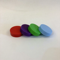 Prix d'usine pas cher 38-400 vert rouge bleu violet bouchon à vis en plastique couvercle de pot en plastique 38mm pour bouteilles de capsules de pilules