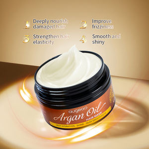 Masque capillaire réparateur à l'huile d'argan pour cheveux abîmés, soin capillaire brésilien - Product Image 6