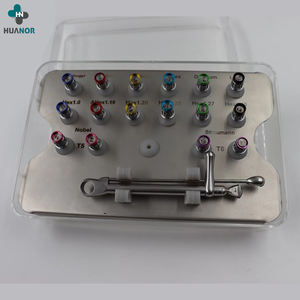 Kit de Herramientas Manuales Quirúrgicas para Implantes Dentales, Llave Dinamométrica con 16 Destornilladores - Product Image 3