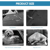 Neues Design Hunde-Autositz Hochwertiger Haustier-Booster-Autositz Sicherheitsbett für Hunde