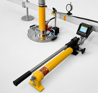 Testeur de charge de plaque K-30 avec plaque de charge de 300 mm et vérin hydraulique de 10T pour test de capacité portante des sous-sols