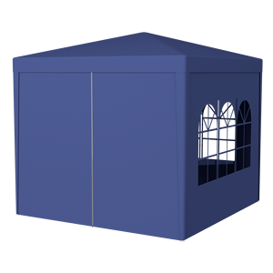 DB Heavy Duty Blue 10'x10' Wedding Party <b>Tent</b> with PVC Walls Aluminum Frame for Outdoor Events - Product Image 4