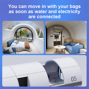 Contenitore prefabbricato staccabile casa sonno capsula piccolo <span class=keywords><strong>giardino</strong></span> esterno ufficio baccelli acciaio materiale Villa per <span class=keywords><strong>villaggio</strong></span> vacanze - Product Image 2