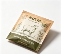 Sacs d'échantillons de nourriture pour poulets à faible MOQ, conception personnalisée, refermables et durables, petits sachets pour l'alimentation animale