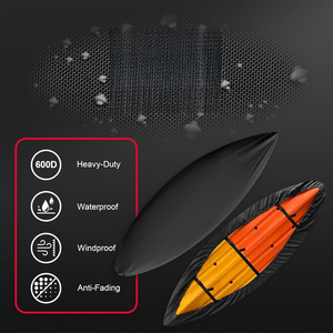 Funda para Kayak Tracing, Tela Oxford 600D, Impermeable, Resistente al Viento, Antidecoloración, Protección para Embarcaciones, Ajuste Universal de 10 Pies - Product Image 1